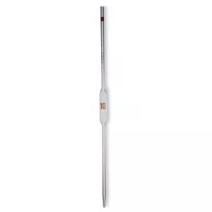 Pipette volumétrique de laboratoire 15ml avec marque de graduation simple en verre borosilicaté clair et haute précision - Product Image 5