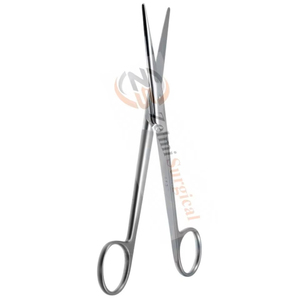 Zelmi-Tijera de disección Mayo de alta calidad, 6,75 pulgadas, punta roma recta, mango de anillo, base, instrumento quirúrgico de acero inoxidable - Product Image 1