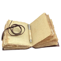 Journal en cuir véritable vintage fait main, classique, avec motif cœur en relief, papier à bords festonnés 7x5, ligné, excellent cadeau pour femmes, Saint-Valentin