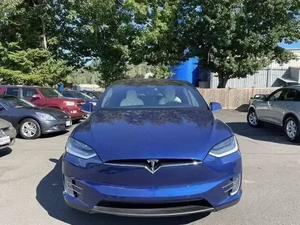 2019 Tesla Model X AWD de largo alcance 4dr SUV camión de carga 47532 millas transmisión automática eléctrica dirección izquierda Euro 5 nuevo - Product Image 2