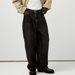 กางเกงยีนส์ทรงหลวมสำหรับผู้ชายกางเกงยีนส์ทรงหลวมสำหรับผู้ชายกางเกงยีนส์ทรงหลวมวินเทจซีดซีดจาง - Product Image 5