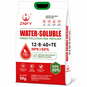 Fertilizante Soluble en Agua con Alto Contenido de Nitrógeno 12-8-40 Plus TE para Arroz, Trigo, Maíz y Césped, Marca Privada, 5 kg - Product Image 1