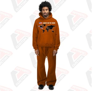 Conjunto de 2 piezas de chándal de poliéster 100% transpirable sólido y elegante ultra cómodo para hombre con colores personalizables - Product Image 1