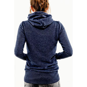 Sudaderas con Capucha y Cuello Redondo para Mujer, Estilo Urbano, Logotipo Básico, Algodón Grueso de Alta Calidad, Estampado Personalizado, Talla Grande - Product Image 4