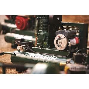 Compresseur à double réservoir de 2 CV, 8,8 CFM, 90 PSI, 9 gallons avec double commande, accessoires et pièces pour outils pneumatiques - Product Image 2