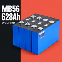 Batterie prismatique LiFePO4 DDP EVE MB56 628Ah 680Ah 3.2V Grade A, haute capacité, 8000 cycles, pour stockage solaire 51.2V 30kWh