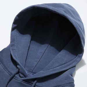 Sweat-shirts à capuche personnalisés en gros, mode, délavés à l'acide, épaules tombantes, 100% coton, sweat-shirts à capuche streetwear pour hommes, logo personnalisé - Product Image 3