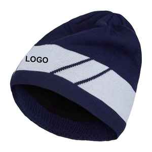 High Quality Fashionable Winter Beanie Cap New Style <b>Knitted</b> Windproof Beanie With Customizable Logo - Product Image 4