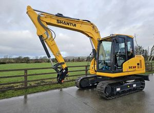 Miniexcavadora multifunción SHANTUI de 7,5 toneladas SE75 en stock con alta calidad - Product Image 4