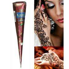 12 Pcs Natural <b>Henna</b> <b>Cone</b> Pack, Kaveri Natural <b>Henna</b> <b>Cone</b> - Product Image 3