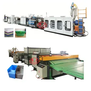 PP corrugated sheet machine Plastic PP corrugated hollow sheet machine