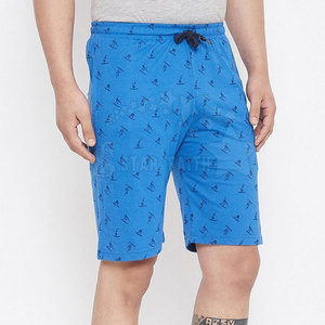 Pantalones cortos informales con estilo para hombre, mezcla de algodón hasta la rodilla con cordón para deportes al aire libre, pantalones cortos informales para hombre - Product Image 2