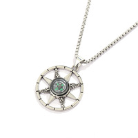 Chaîne de pull de marque haut de gamme, style automne-hiver, avec pendentif cheval ange