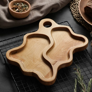 Plateau de service en bois de haute qualité plateau en bois plateaux décoratifs pour la décoration intérieure dîner cuisine fabriqué au Vietnam - Product Image 5