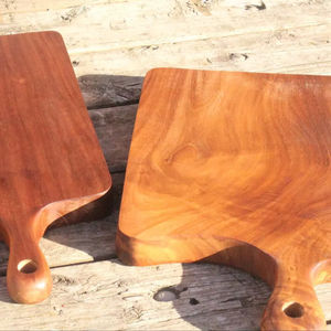 Tabla de Cortar de Madera con Mango, Apta para Lavavajillas, Ecológica, Antibacteriana, de Resina, Tabla de Queso de Alta Calidad - Product Image 1