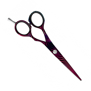 Poignée fantaisie Salon de beauté ciseaux papier enduit barbier ciseaux de coupe de cheveux pointe émoussée en acier inoxydable - Product Image 3