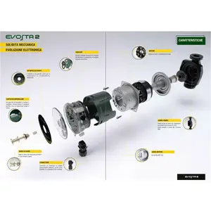 Circulateur électronique à rotor humide Evosta2 Dab 40-70/130 60231853 pour systèmes HVAC - Product Image 6