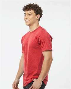 Men's Classic Tri-Blend <b>Ringspun</b> Rayon Cotton Polyester T Shirts with Digital Printing Heather Style - Product Image 3