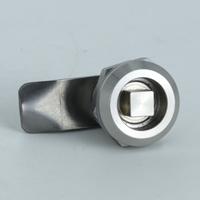 Serrure à came en acier inoxydable 16x14mm, serrure à clé à découpe ovale pour armoires électriques