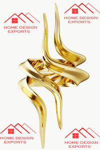 2024 มอร์เดนหรูหราออกแบบอลูมิเนียมโลหะหรูหราแหวนผ้าเช็ดปากในราคาขายส่งร้อนขายอุปกรณ์ตกแต่งโรงแรม - Product Image 5