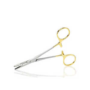 Portaagujas Castroviejo con Logotipo Personalizado, Recubrimiento de Titanio, Puntas Finas, Instrumentos de Microcirugía con Certificación CE - Product Image 3