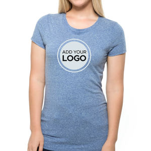 Next Level Women's Tri-Blend Premium Heather Camisetas Ropa de verano para mujer Camiseta con logotipo personalizado - Product Image 4