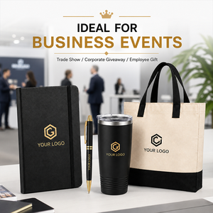 Set Regalo Promozionale Personalizzato con Logo: Quaderno, Penna, Tumbler, Borsa Tote - Kit Omaggio Aziendale per Eventi e <span class=keywords><strong>Marketing</strong></span> Fieristico - Product Image 5