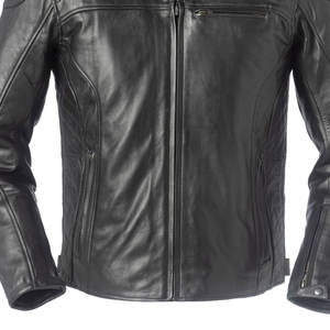 CHAQUETA DE CUERO PARA MOTOCICLETA DE CUERO PREMIUM GENUINO DE CUERO PARA HOMBRES, CHAQUETA DE CUERO NEGRO PARA HOMBRE, motociclista negro Slim Fit Racer Motorcycle - Product Image 6