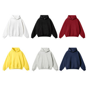 Sweat-shirts pour hommes RUICHI sans poches ni cordon, en polaire personnalisé, épais, 360 grammes, poids lourd - Product Image 6