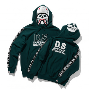 Venta al por mayor de alta calidad transpirable personalización Unisex 100% algodón sólido invierno Pull Over Hoodies canguro bolsillos cordón - Product Image 2