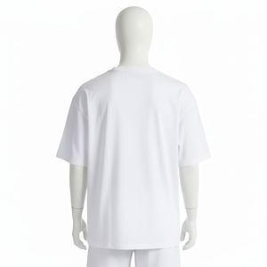 Camisetas de Algodón 100% Extra Grandes y Gruesas con Estampado 2025 Disponibles en DTF DTG, Estilo Urbano de Verano, Camiseta Bordada para Hombre - Product Image 3