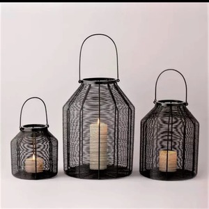 Rattan Weaving Storm Lantern Bamboo Wicker Woven <b>Candle</b> <b>Holder</b> With Handle <b>Outdoor</b> Indoor Wooden <b>Candle</b> Lantern for Home Decor - Product Image 5