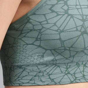 สปอร์ตบราแผงตาข่ายระบายอากาศได้สวมใส่สบายพร้อมสปอร์ตบราที่ทนทานต่อแรงกระแทกพร้อมผ้ายืดสำหรับใช้งานในหลายวัน - Product Image 6