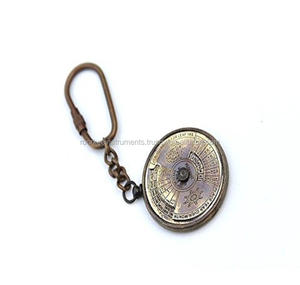 พวงกุญแจปฏิทิน50ปีทำจากทองเหลืองโบราณและพลาสติกโปรโมชั่นพิเศษของที่ระลึกสำหรับพวงกุญแจ2005กับ2054 - Product Image 3