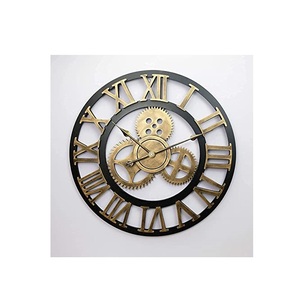 Iconic Metallic Hexagonal Wall Clock Designed and Manufactured by India at an Affordable Wholesale Price - Product Image 4
