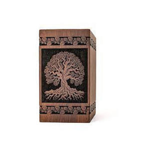 Vente chaude Urnes de crémation en bois modernes Urnes décoratives funéraires faites à la main pour hommes femmes à bas prix - Product Image 2