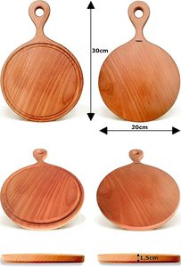Support de présentation en métal de haute qualité pour plateau de pizza, modèle TQC simple, en bois, jetable, taille personnalisée, vente chaude - Product Image 2