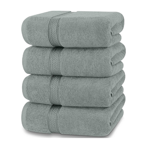 Fournisseur en gros de serviettes de bain en polaire de luxe de bonne qualité, séchage rapide, prix abordable, avec impression d'étiquette personnalisée - Product Image 4