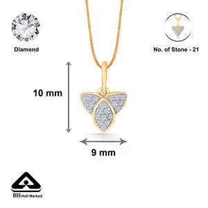 Collier pendentif en or 14 carats avec perle d'eau douce et diamant pour mariage et fiançailles - Product Image 5