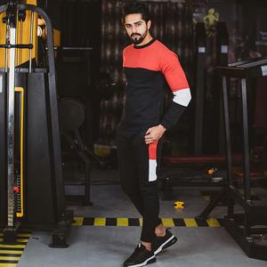 Vêtements de sport personnalisés OEM, survêtements d'entraînement en polaire pour hommes, ensemble de survêtements deux pièces pour hommes, survêtements d'entraînement de gymnastique pour hommes - Product Image 5