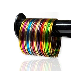 Bracelets de mariée tendance géométriques colorés de qualité supérieure plaqués or pour les mariages, les anniversaires et les fêtes - Bijoux en gros pour femmes - Product Image 1