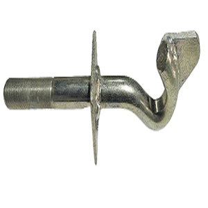 AZTEC ENGINEERS PRIVATE LIMITED ASSY Crochet de fixation personnalisé en acier zingué, vis en L, pitons carrés - Product Image 1