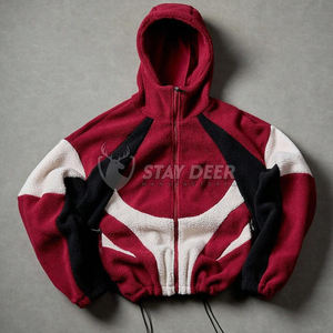 เสื้อฮู้ดเชอร์ปาขนาดใหญ่พิเศษแบบกำหนดเองพร้อมลายปัก3D และปะติดแบบแข็งสำหรับฤดูหนาว-ผู้ผลิต OEM & ODM - Product Image 4