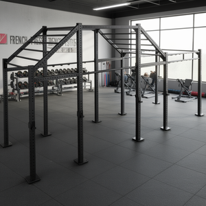 Rack de Potencia Plegable y Autónomo para Sentadillas y Presses con Barra, Sistema de Entrenamiento de Fuerza Francés para Gimnasios Domésticos y Estudios - Product Image 3