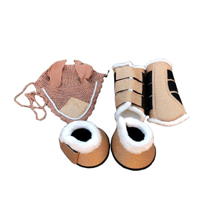 Vente en gros 2024 Tapis de selle personnalisés Tapis de selle de cheval de haute qualité pour équipement équestre Tapis de selle de cheval avec bottes de protection - Product Image 6