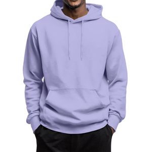 Sweat à capuche surdimensionné en molleton épais de qualité supérieure en polyester/coton pour homme, imprimé sur mesure, respectueux de l'environnement, couleurs personnalisées - Product Image 5
