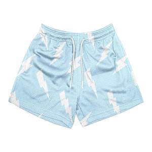 Pantalones cortos de malla de baloncesto de primera calidad para hombre, secado rápido, transpirables, personalizados, Unisex, 100% poliéster, lona, ligeros, doble capa, cintura media - Product Image 5