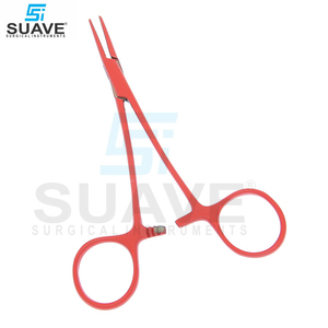 Fórceps hemostáticos para mosquitos de acero inoxidable, fórceps de herramienta de mano recta de bloqueo hemostático para mosquitos de SUAVE INSTRUMENTS - Product Image 6