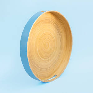 ถาดไม้ไผ่ปั่นสำหรับใช้ในครัวถาดผลไม้แห้งสำหรับบ้านและโรงแรม - Product Image 4