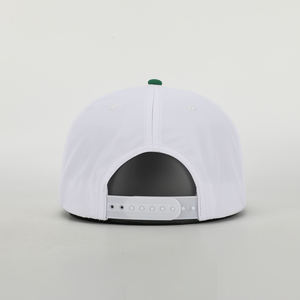 A-Frame หมวกเบสบอล5แผงผ้าฝ้าย100% ทูโทนปักโลโก้3D จุดกันน้ำปรับแต่งขนาดได้แบบสปอร์ต - Product Image 5